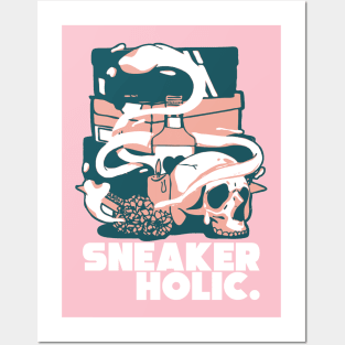 Sneaker Holic Light Madder Root Posters and Art